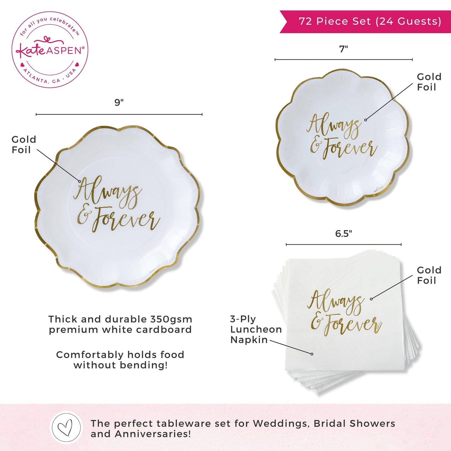 "Always & Forever" Tableware Set