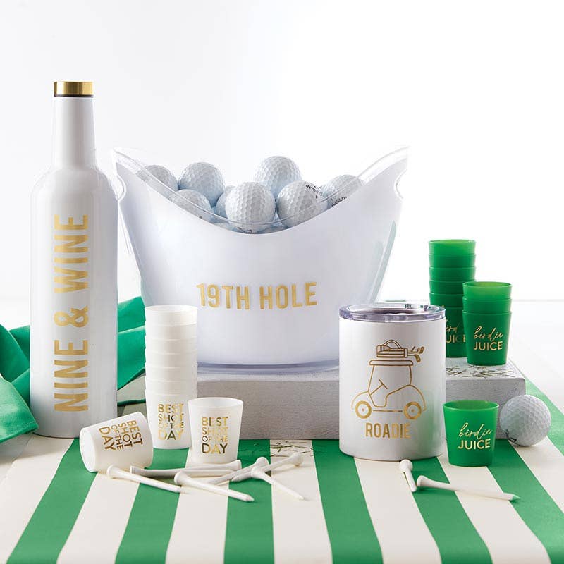 Golf 19th Hole Beverage Bucket & Cups