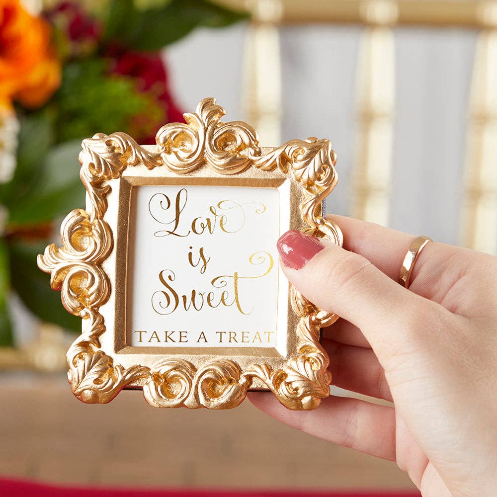 Gold Baroque Place Card/Photo Holders