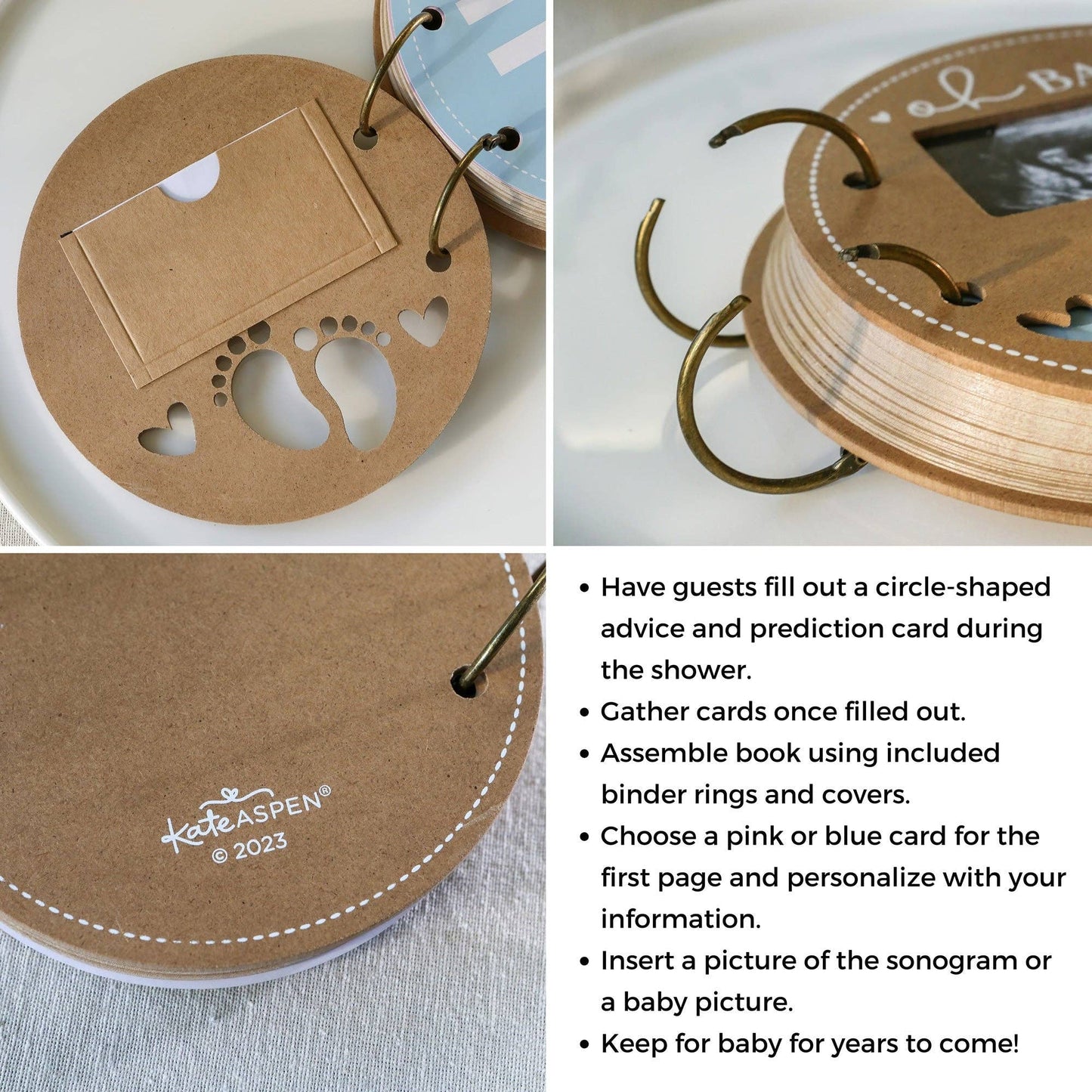 Baby Shower Keepsake Book