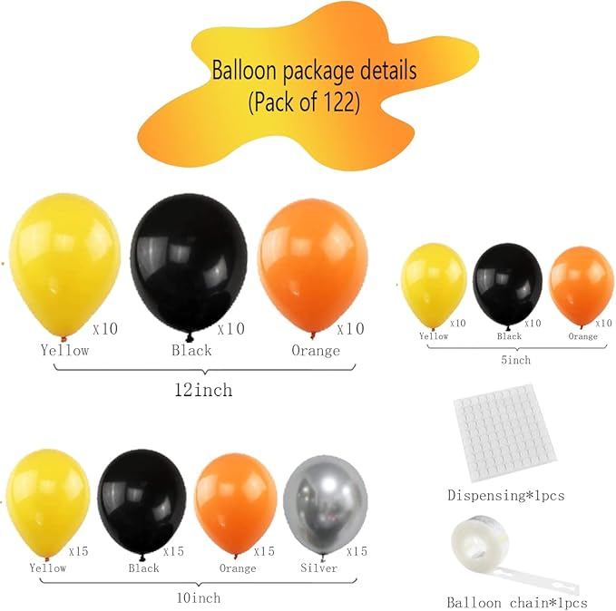 Construction Party Balloon Kit