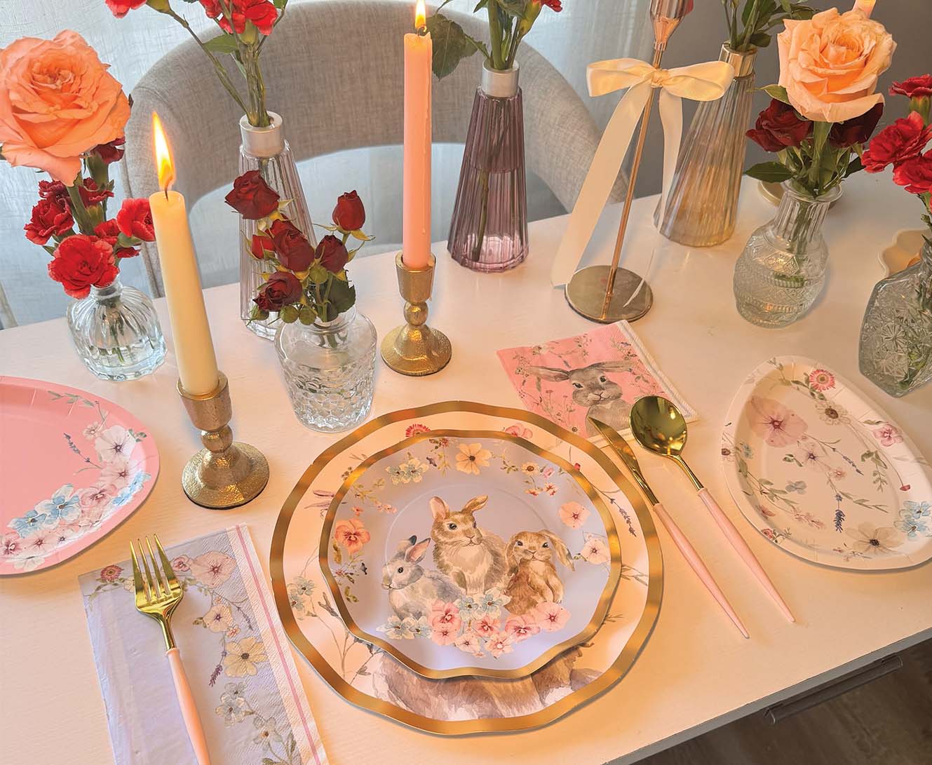 Classic Easter Tablescape