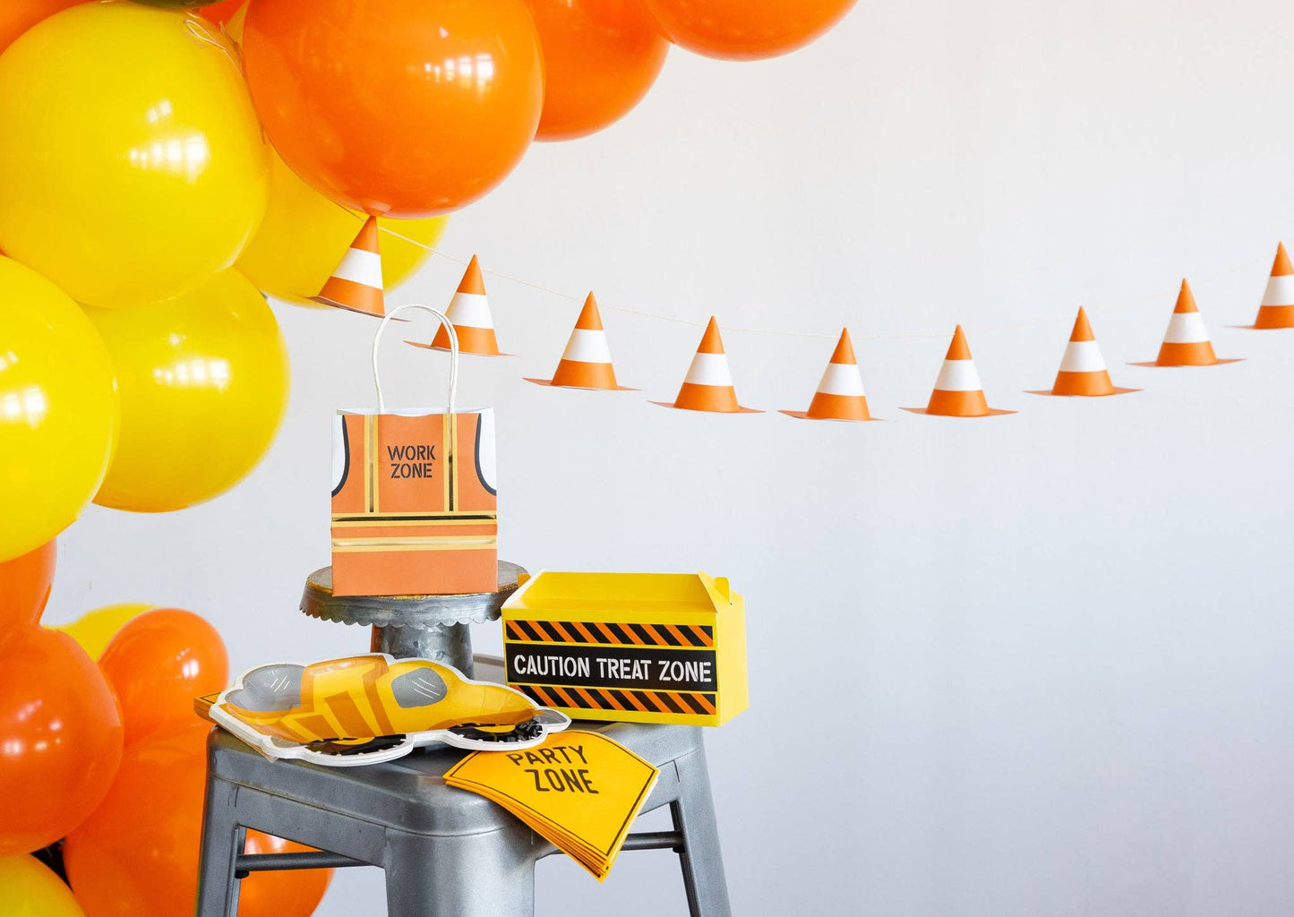 Construction Party Decor Box