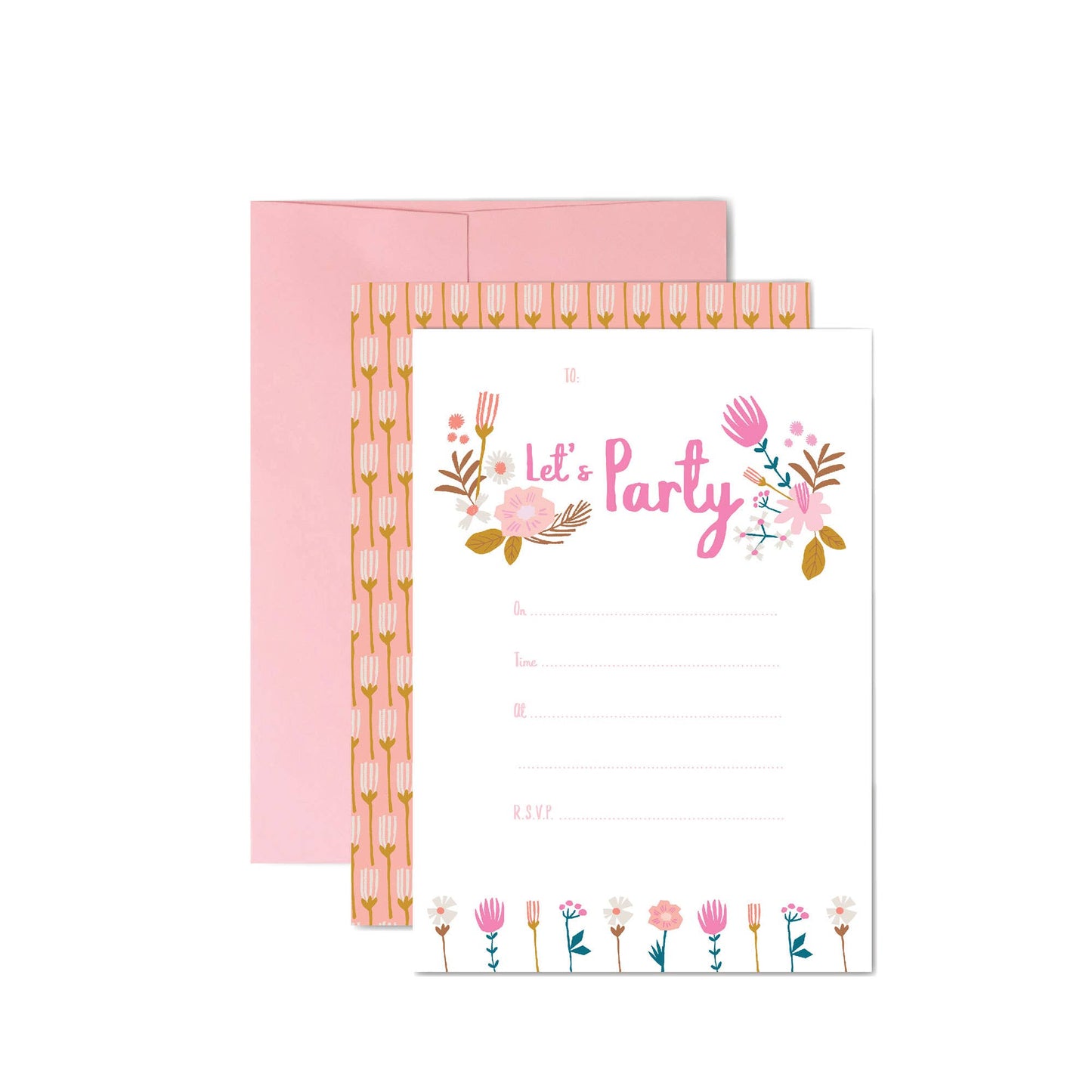 Garden Party Party Invitations