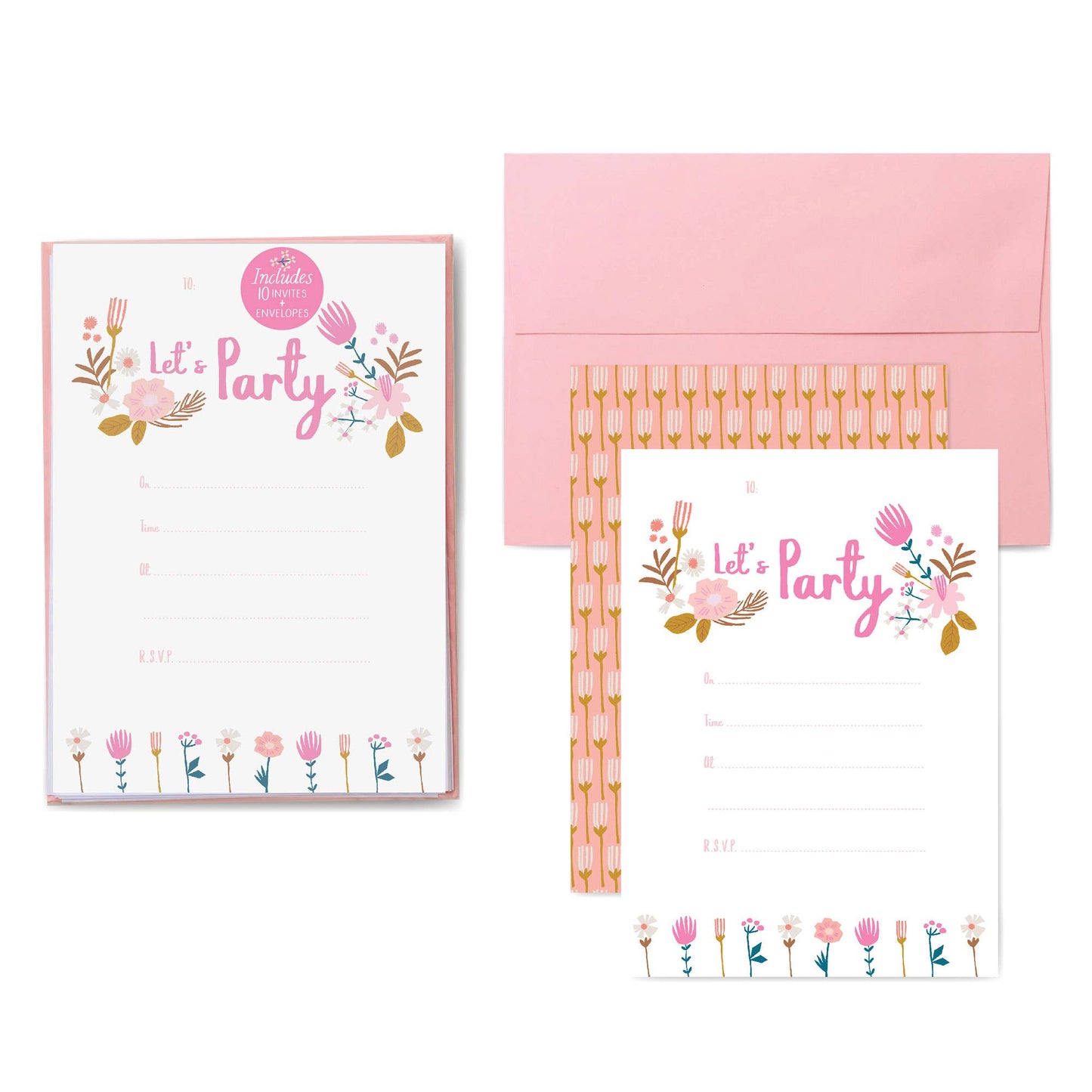 Garden Party Party Invitations