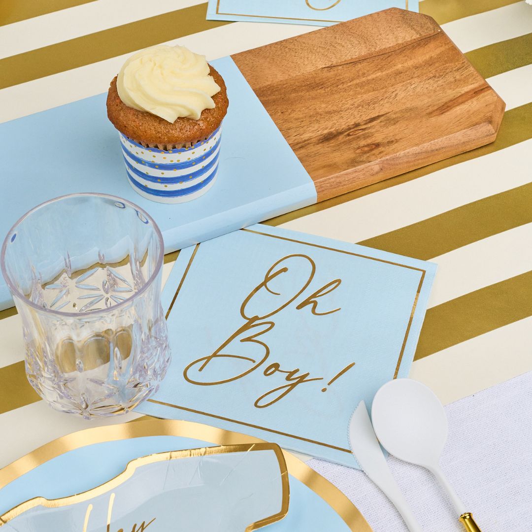 Oh Boy Blue Tablescape