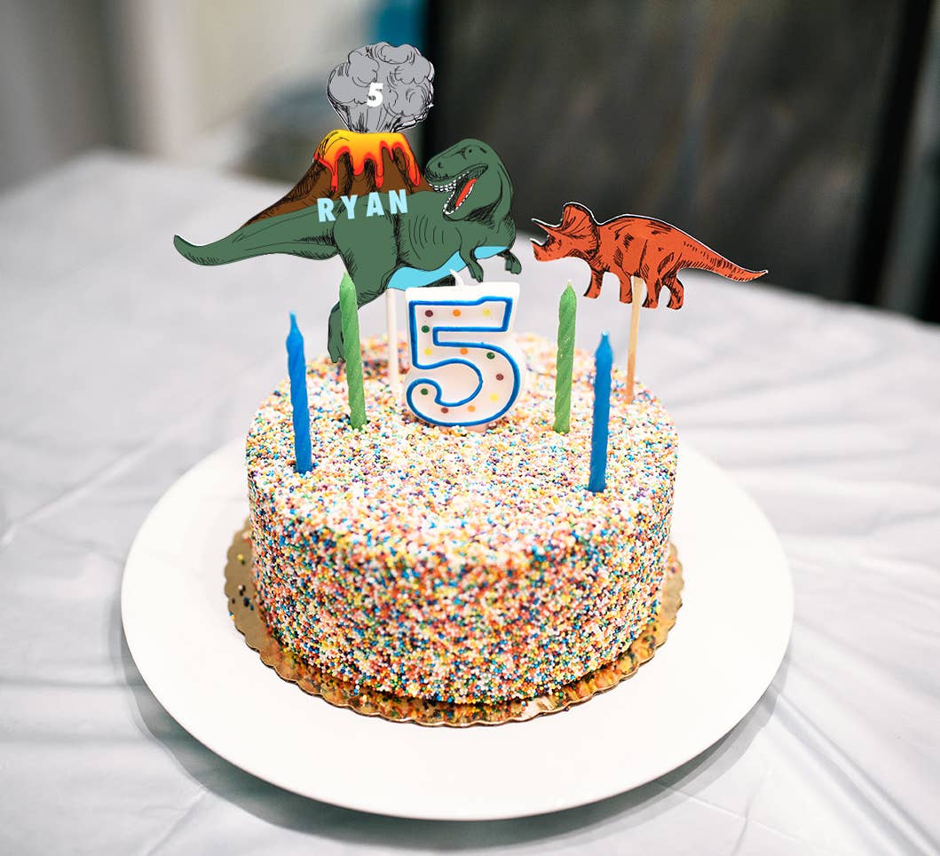 Dino-Rawr Party Scape