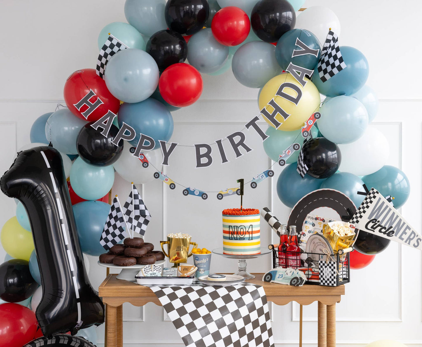 Winner's Circle Racecar Party Kit
