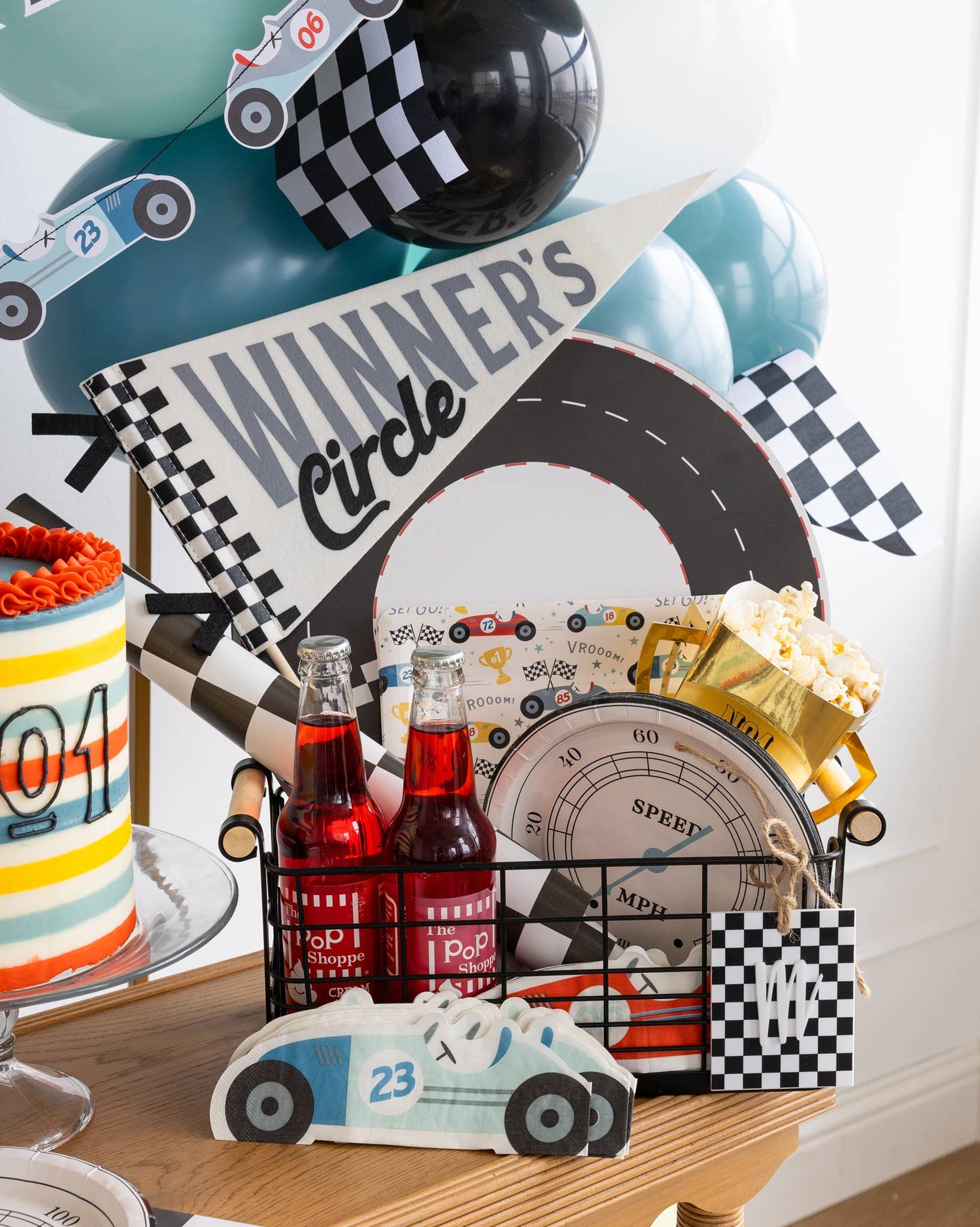 Winner's Circle Racecar Party Kit