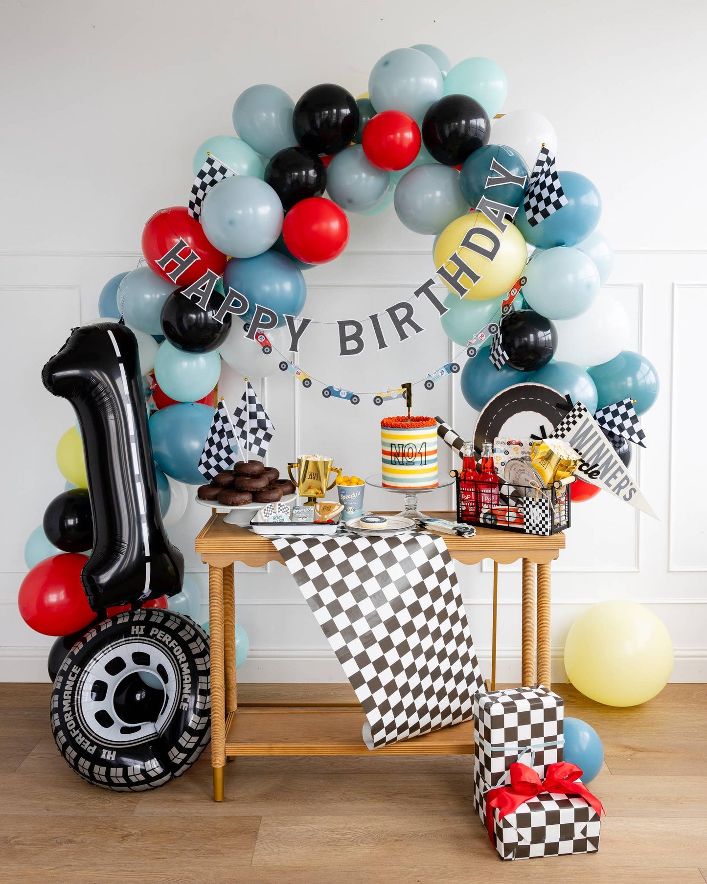Winner's Circle Racecar Party Kit