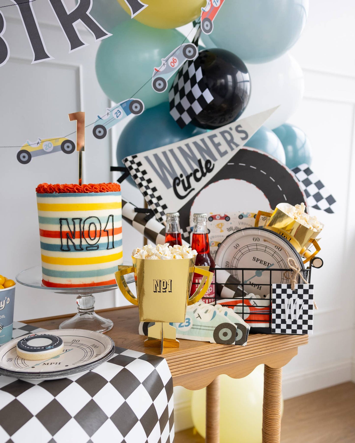 Winner's Circle Racecar Party Kit