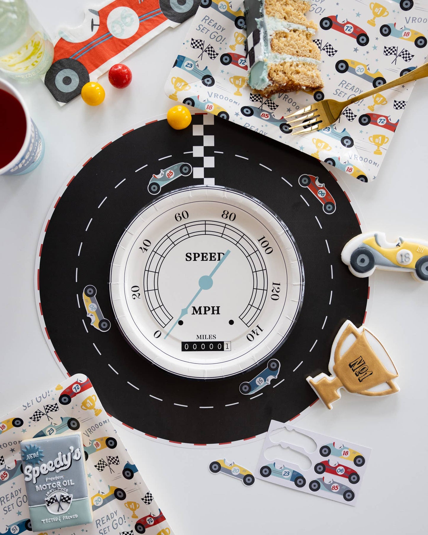 Winner's Circle Racecar Party Kit