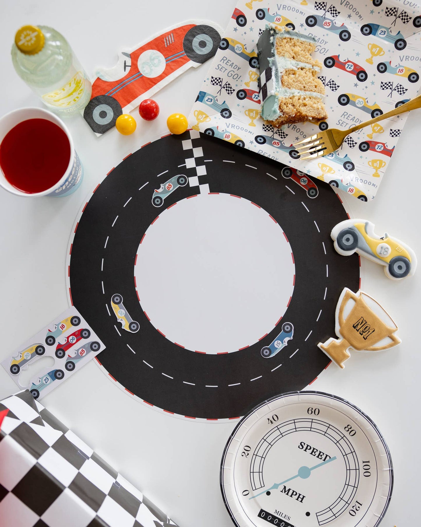 Winner's Circle Racecar Party Kit