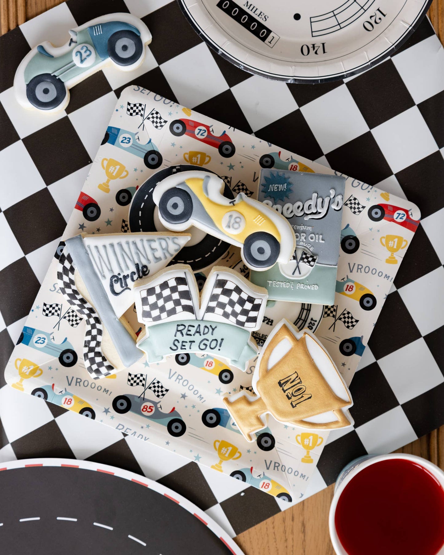 Winner's Circle Racecar Party Kit