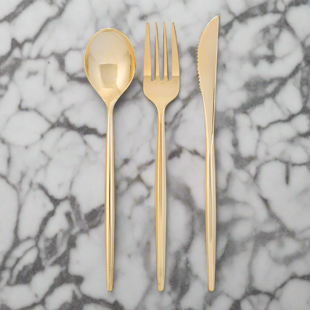 Matrix Gold Cutlery Set