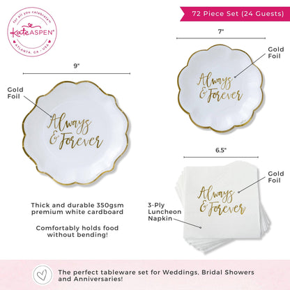 "Always & Forever" Tableware Set