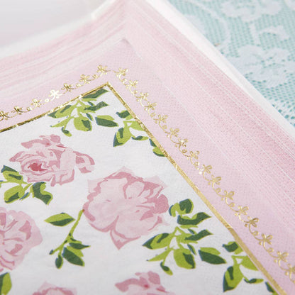 Pink Floral Tea Party Set