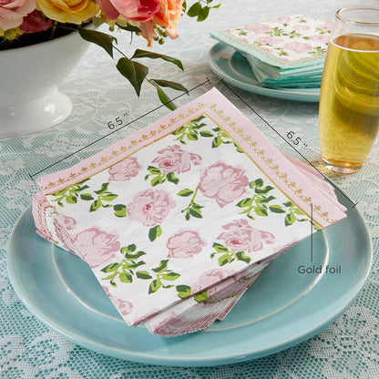 Pink Floral Tea Party Set
