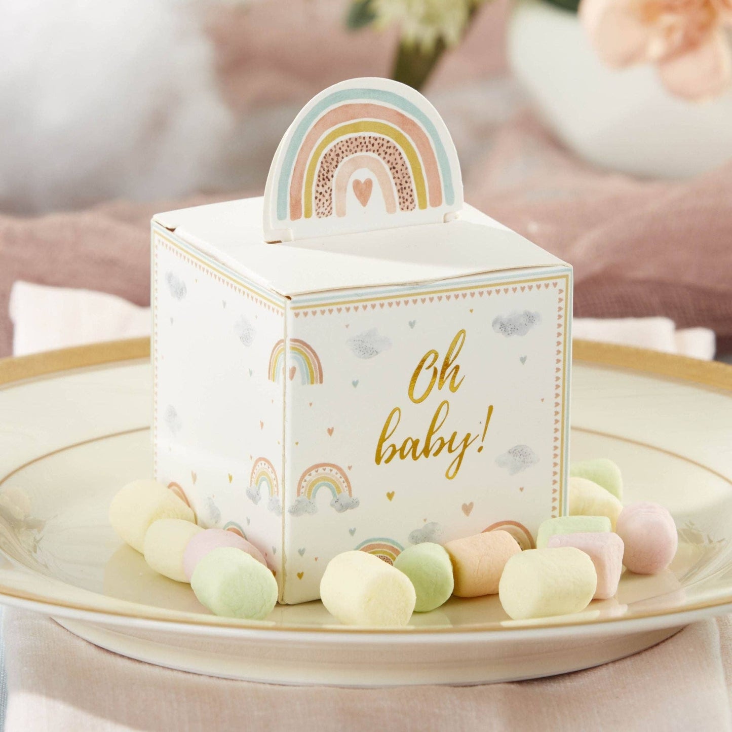 Boho Rainbow Baby Shower