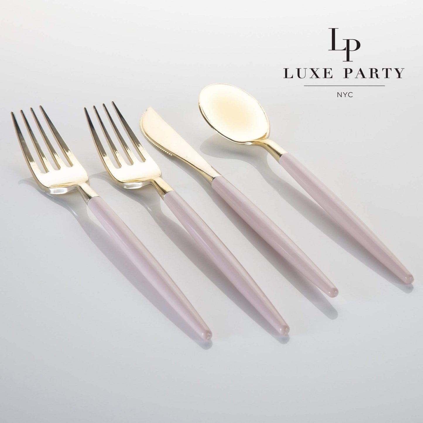 Blush Gold Cutlery Set | 32 Pieces