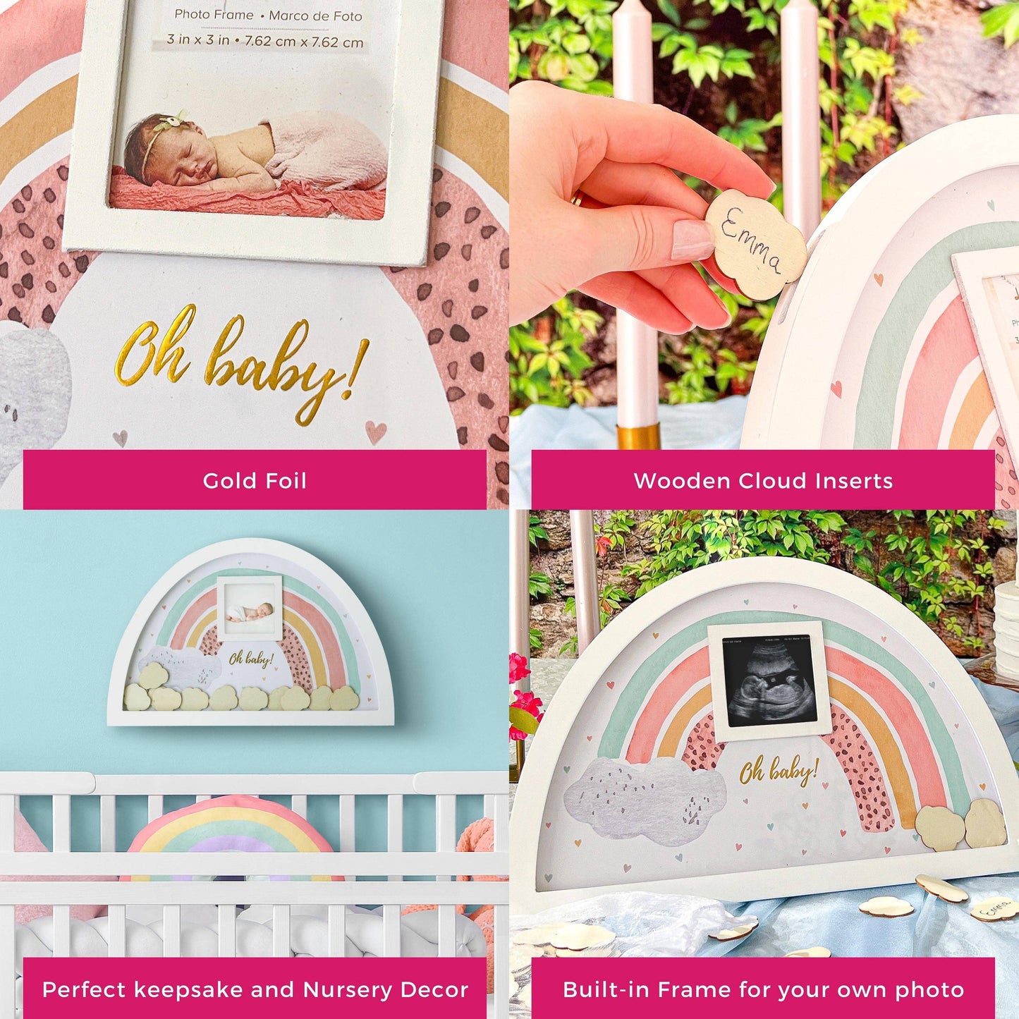 Boho Rainbow Baby Shower