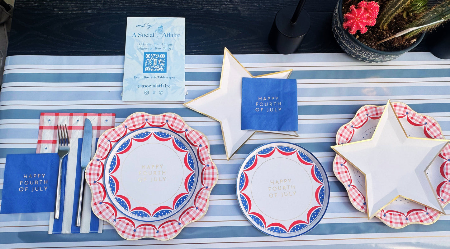A Classic American 4th Tablescape