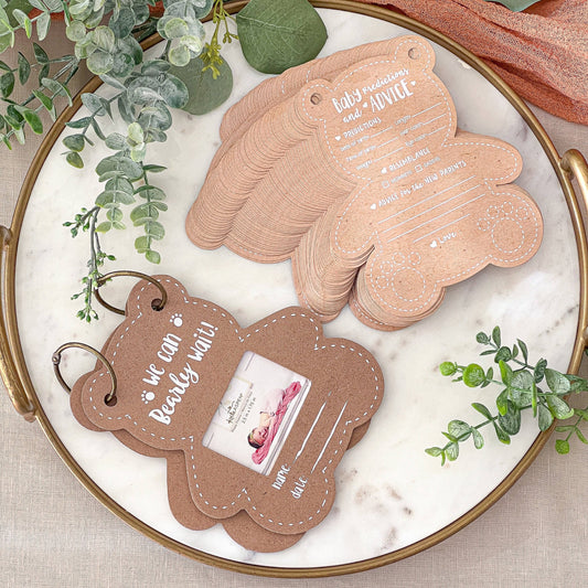 Baby Bear Shower Keepsake Book