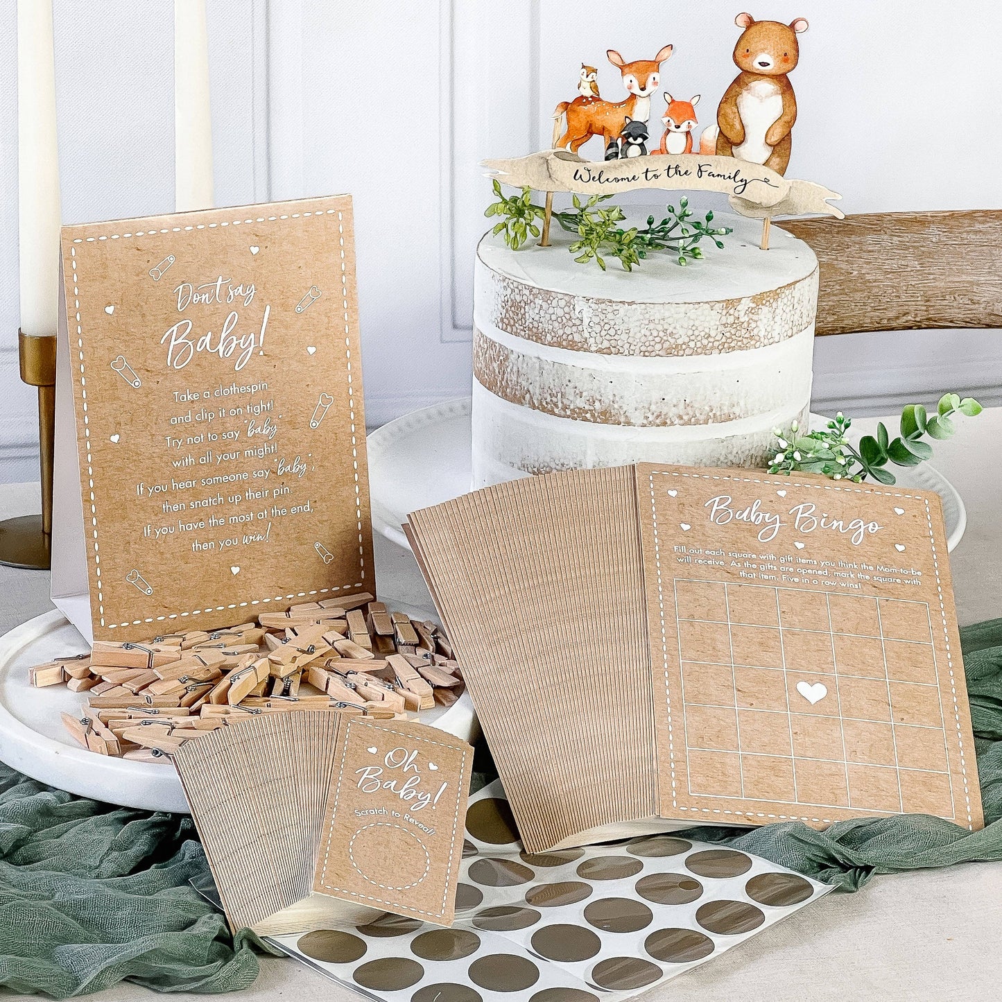 Ultimate Baby Shower Game Set