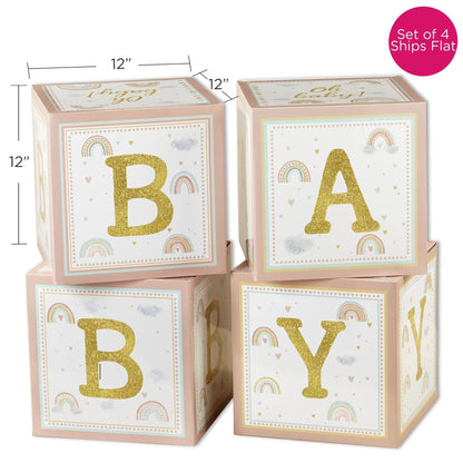 Boho Rainbow Baby Shower