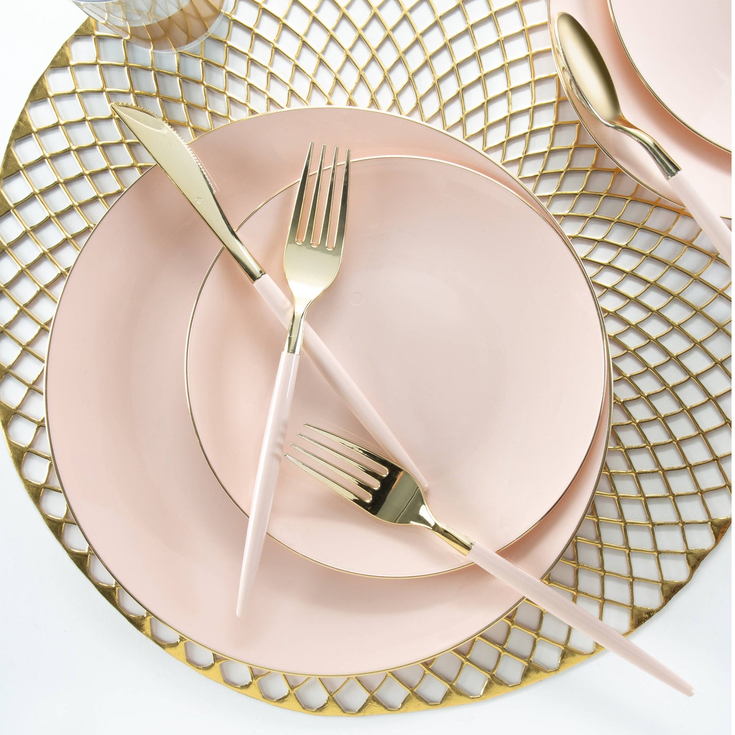 Blush Gold Cutlery Set | 32 Pieces