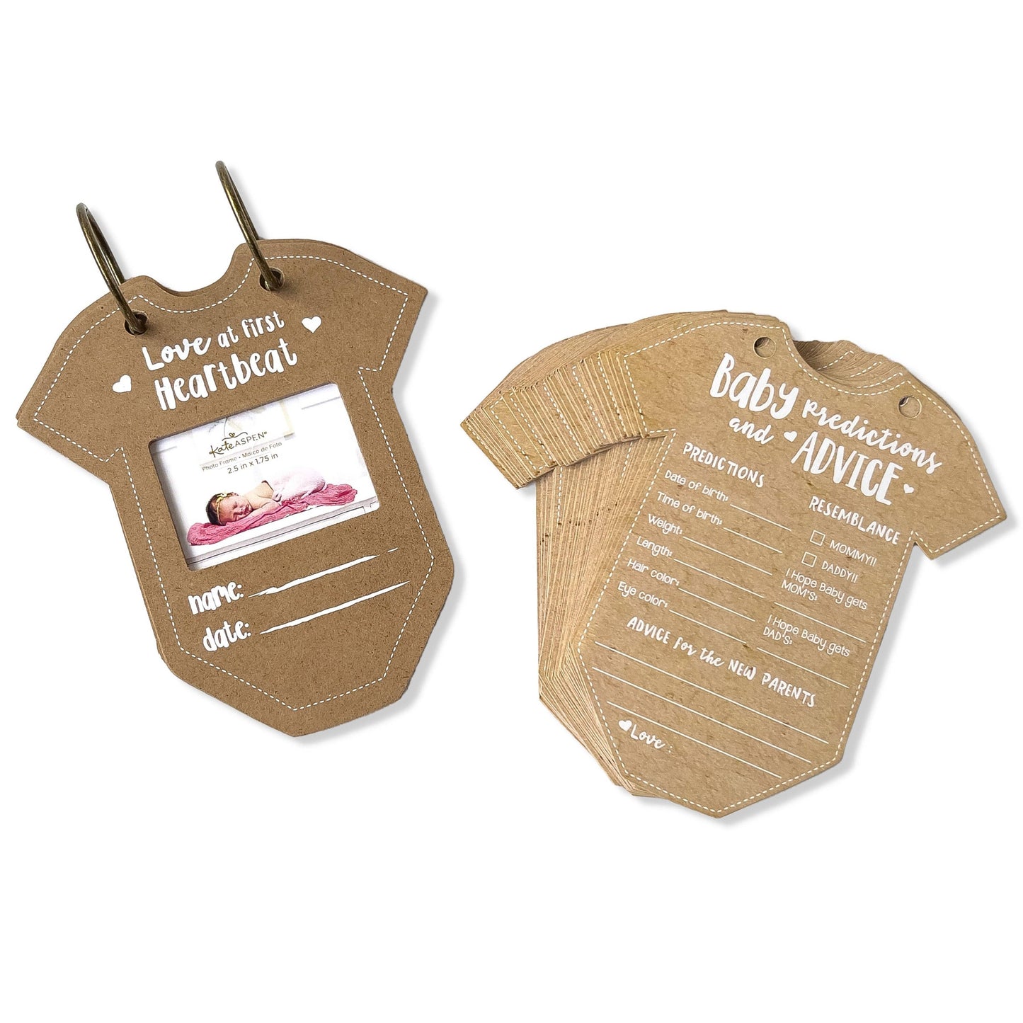 Onesie Baby Shower Keepsake Book