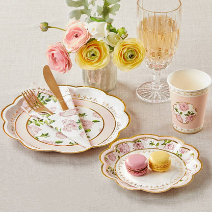 Pink Floral Tea Party Set