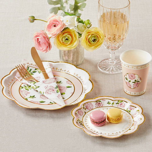 Pink Floral Tea Party Set