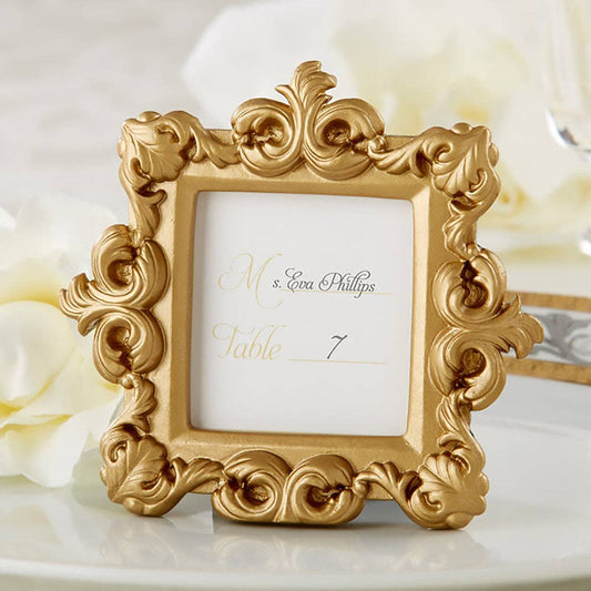 Gold Baroque Place Card/Photo Holders