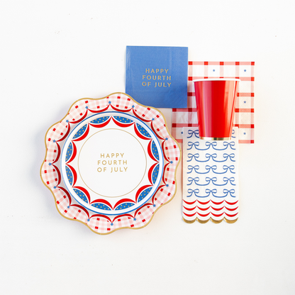 A Classic American 4th Tablescape