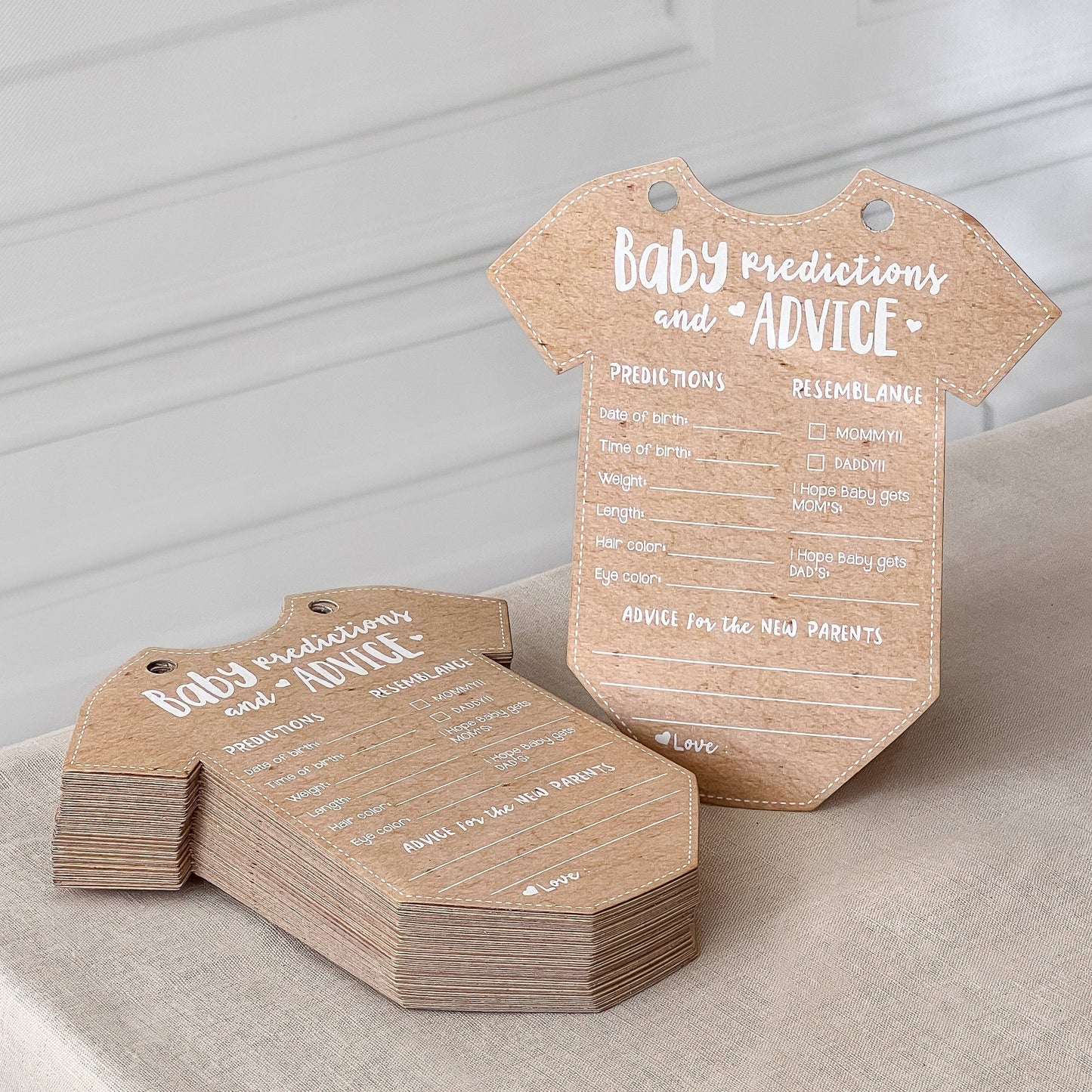 Onesie Baby Shower Keepsake Book