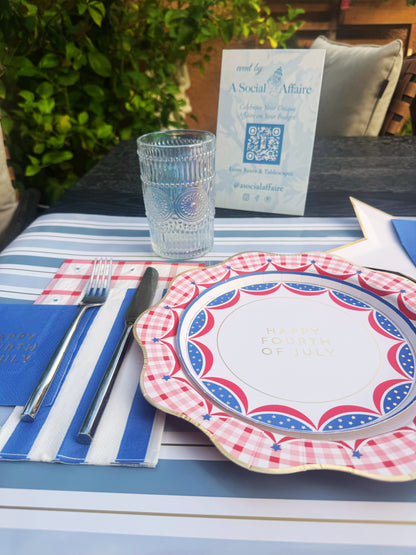A Classic American 4th Tablescape