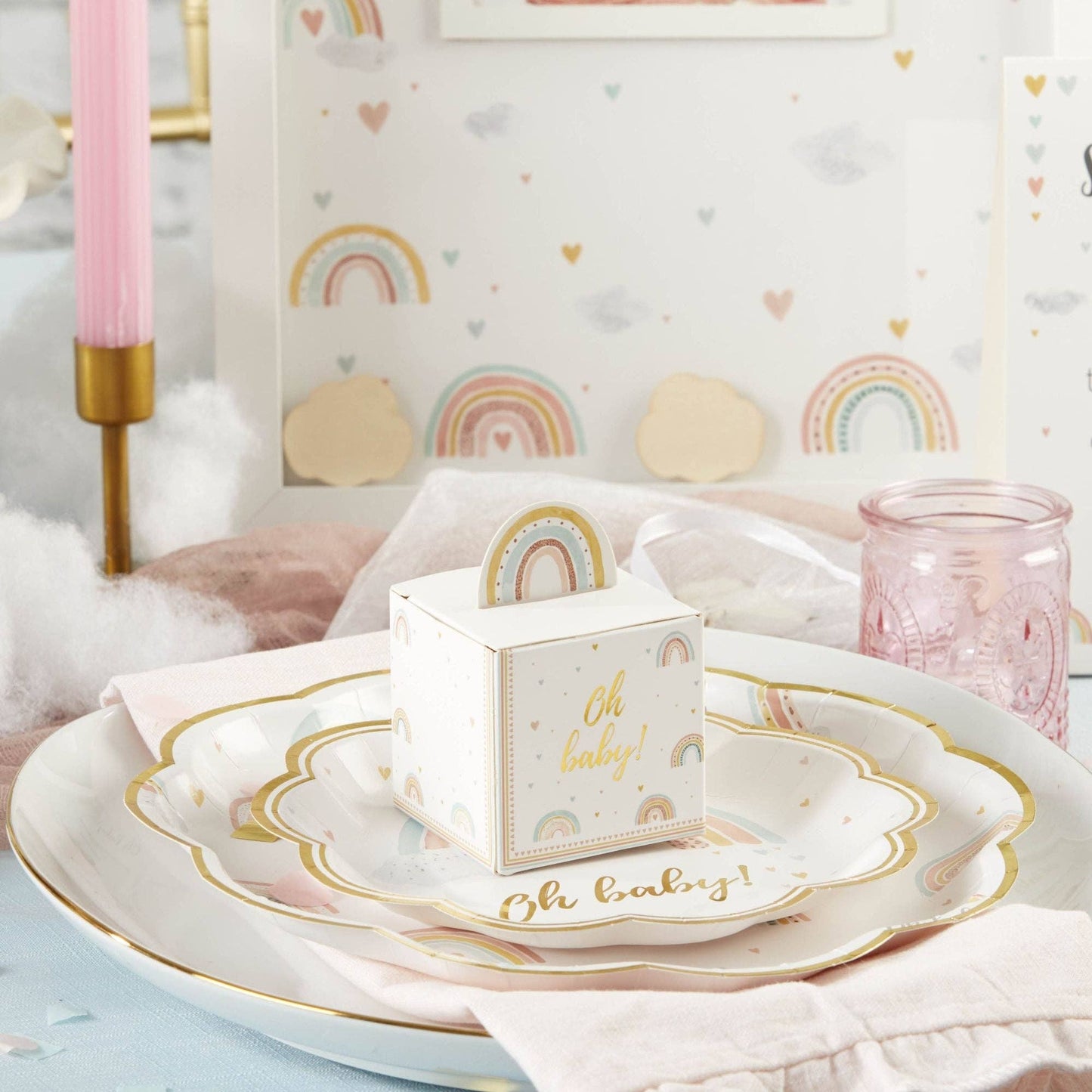 Boho Rainbow Baby Shower