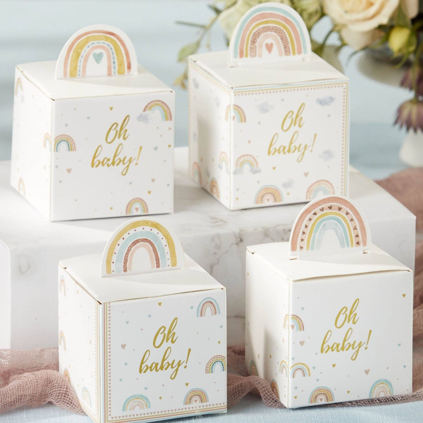 Boho Rainbow Baby Shower